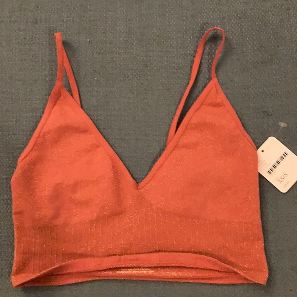 Free People Other - 🧡 Free People Shiny Bralette 🧡